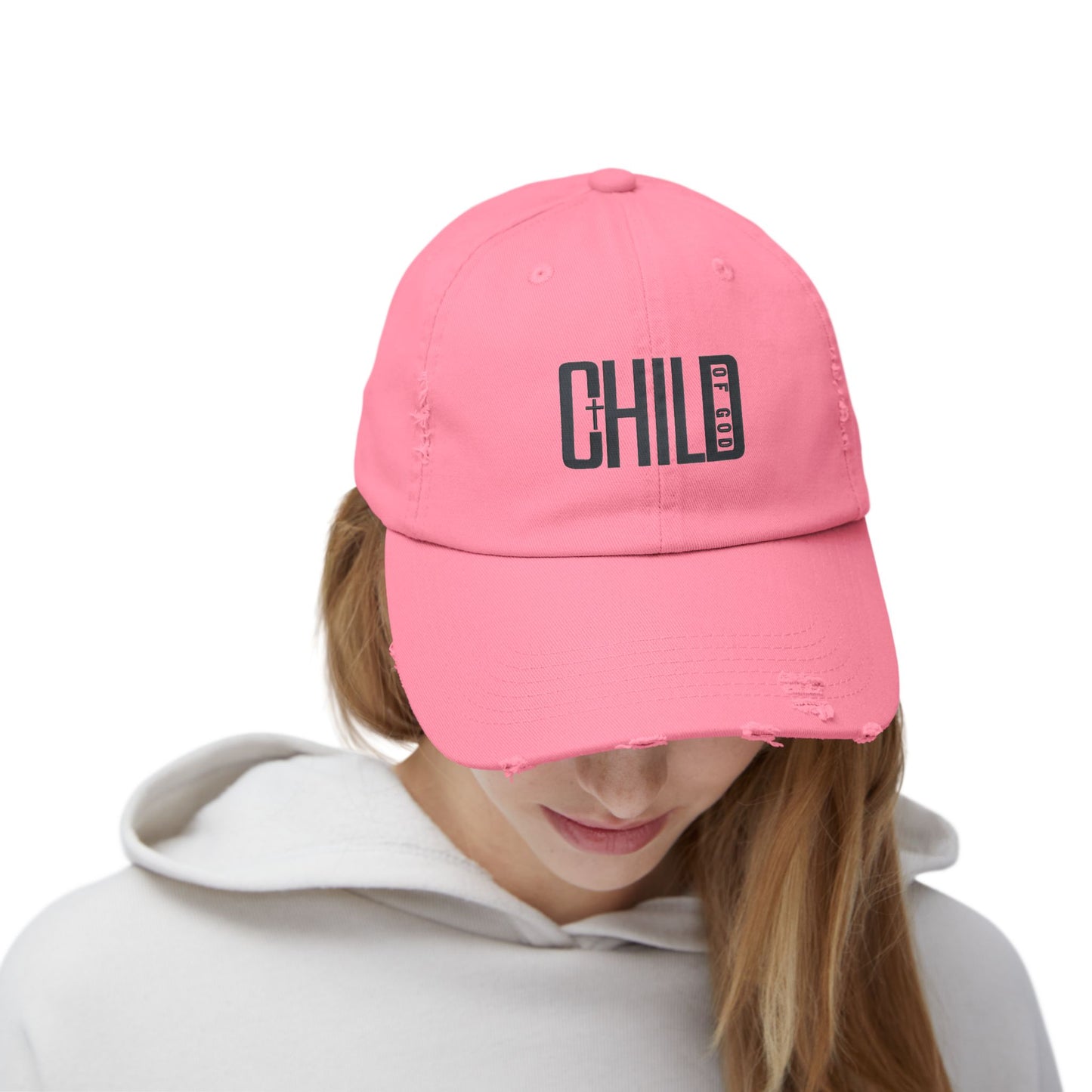 Child Of God Unisex Distressed Cap