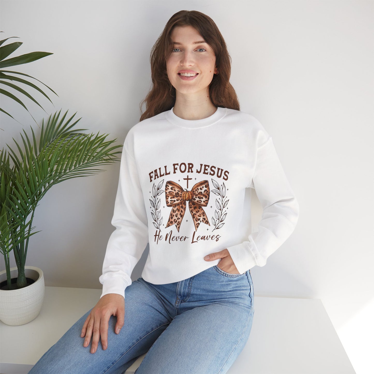 Fall for Jesus Crewneck Sweatshirt