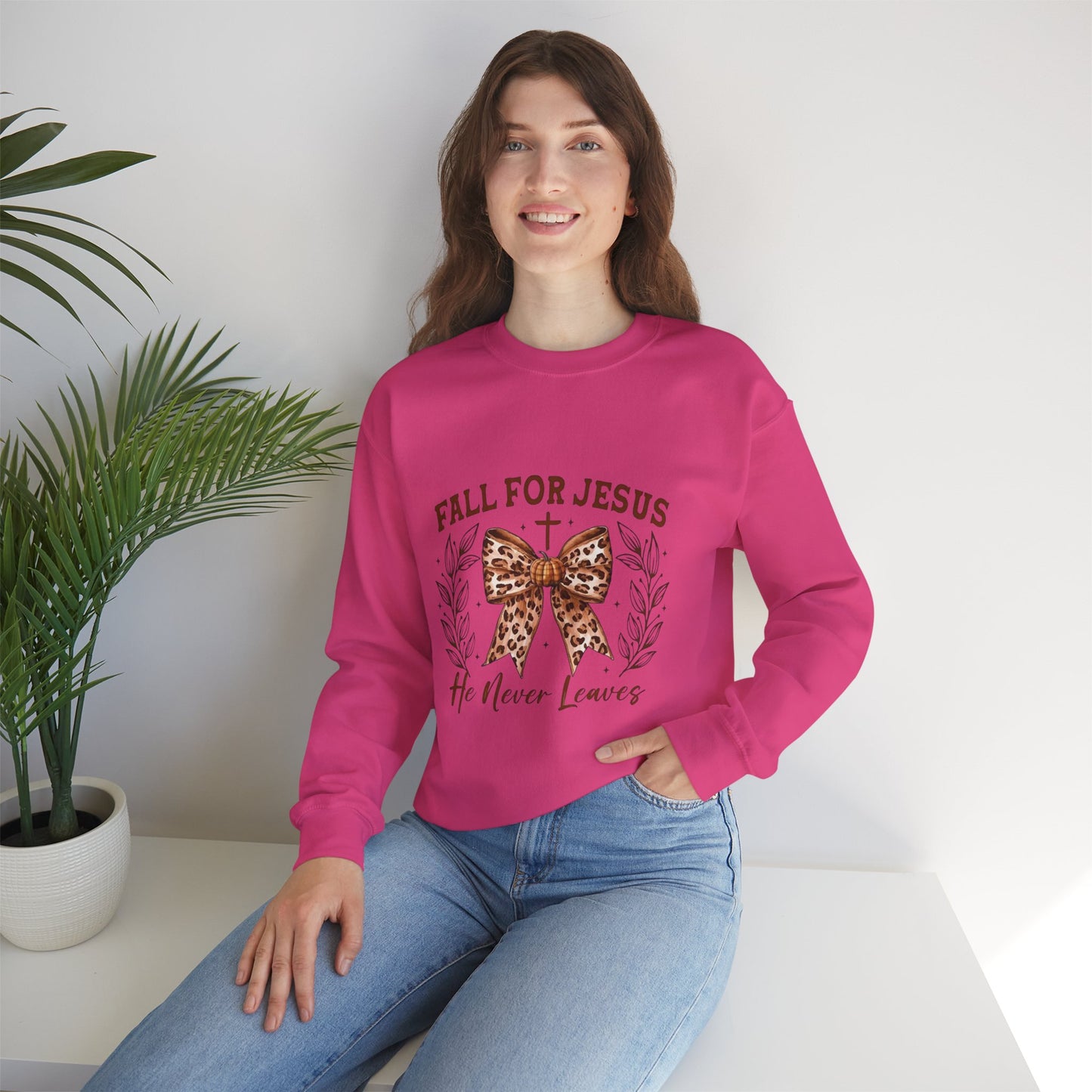 Fall for Jesus Crewneck Sweatshirt