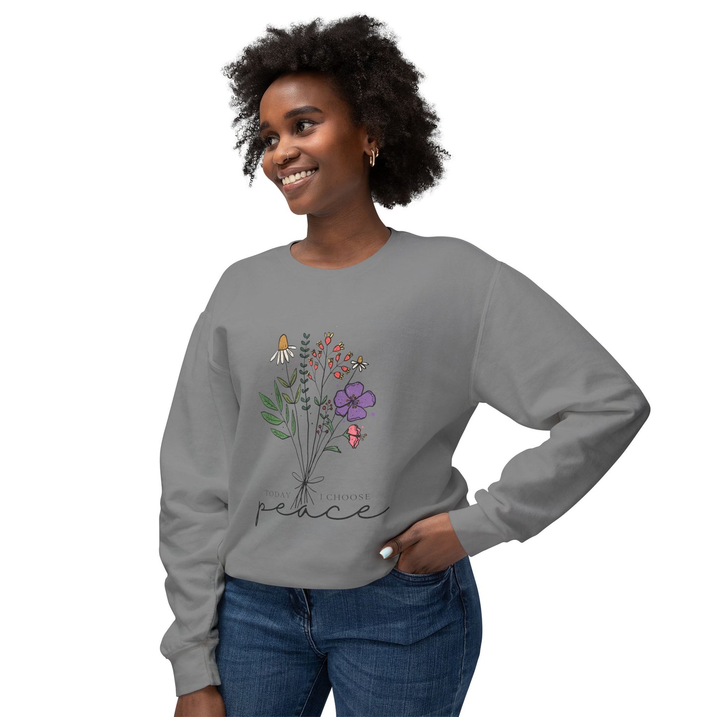 Floral Peace Sweatshirt
