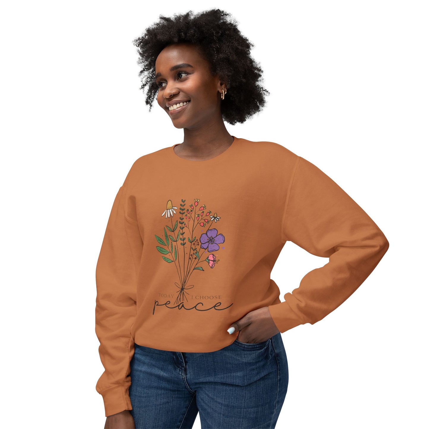 Floral Peace Sweatshirt