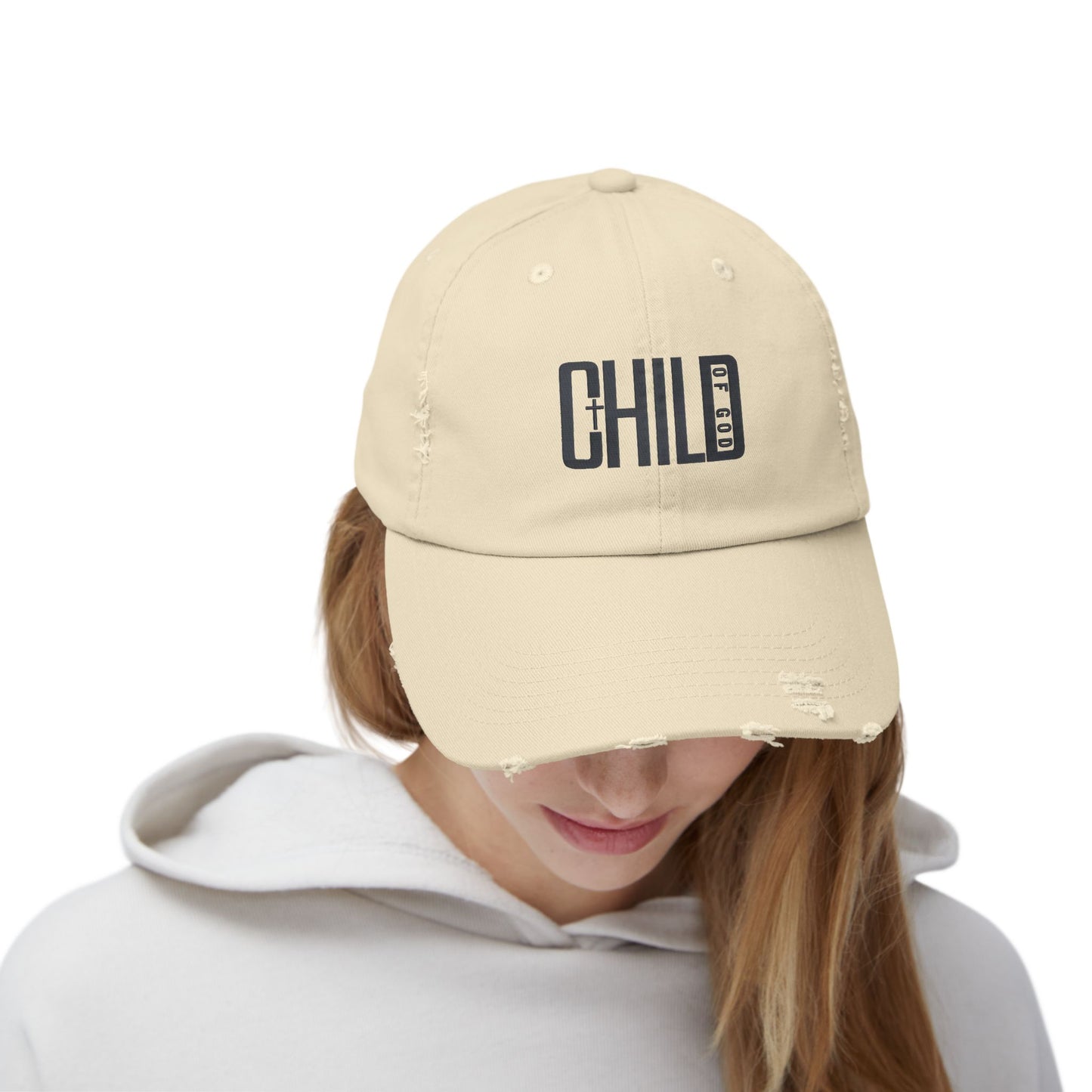 Child Of God Unisex Distressed Cap