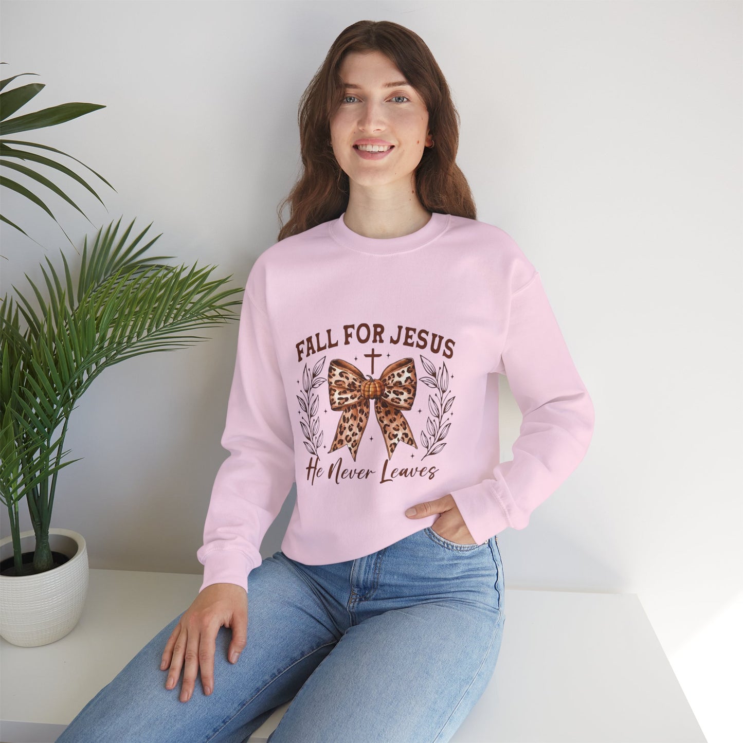Fall for Jesus Crewneck Sweatshirt