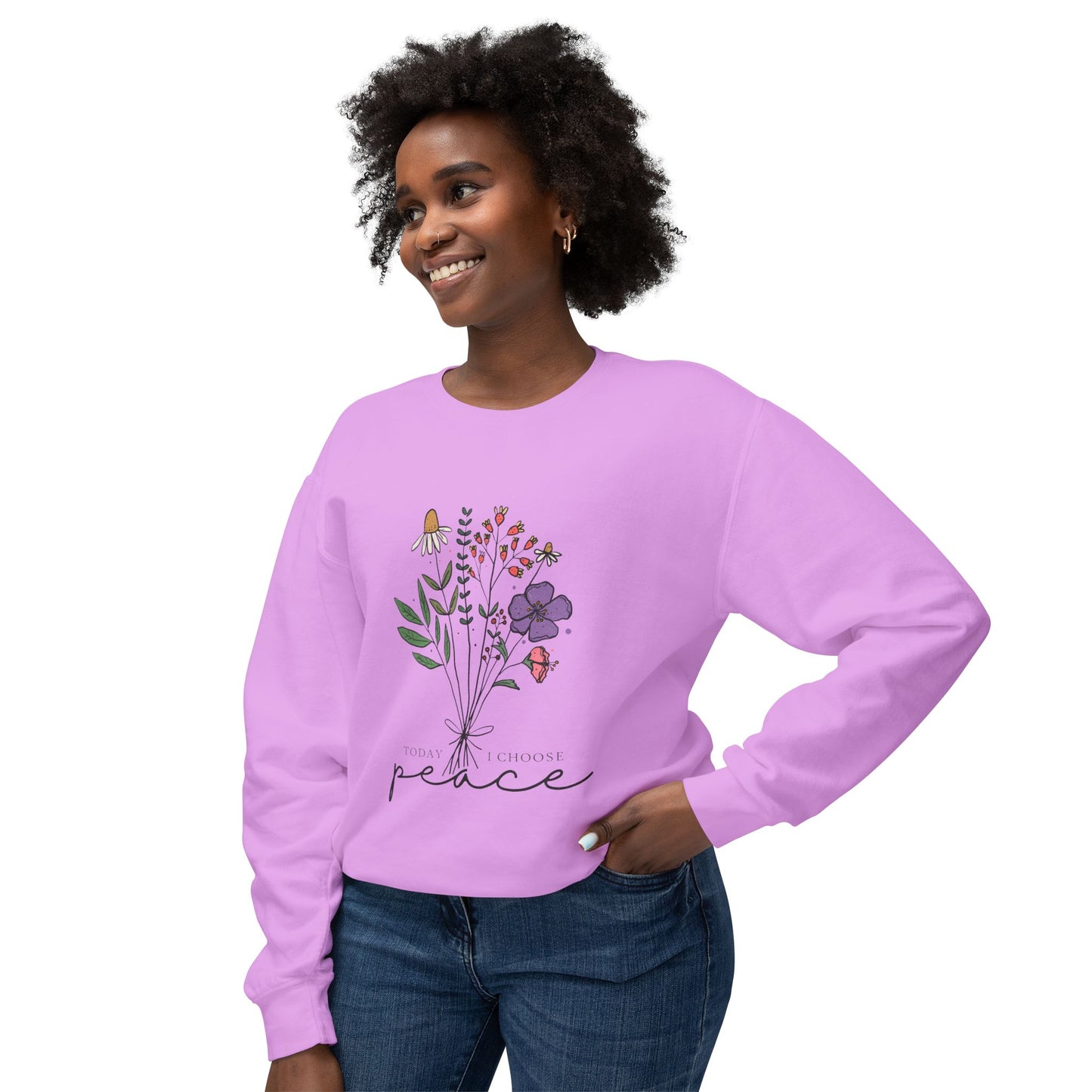 Floral Peace Sweatshirt
