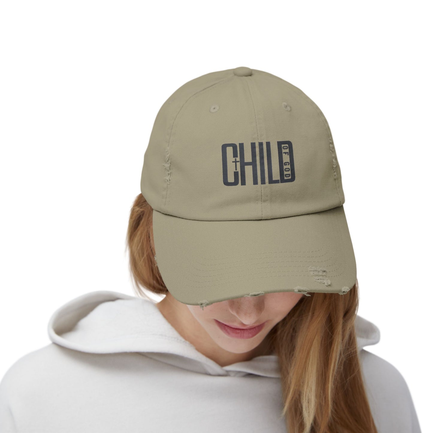 Child Of God Unisex Distressed Cap