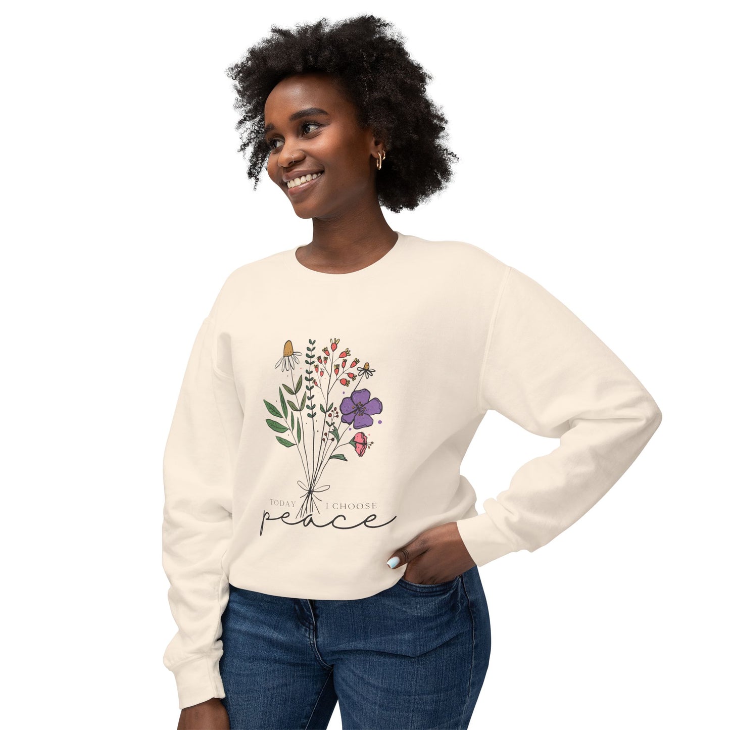 Floral Peace Sweatshirt
