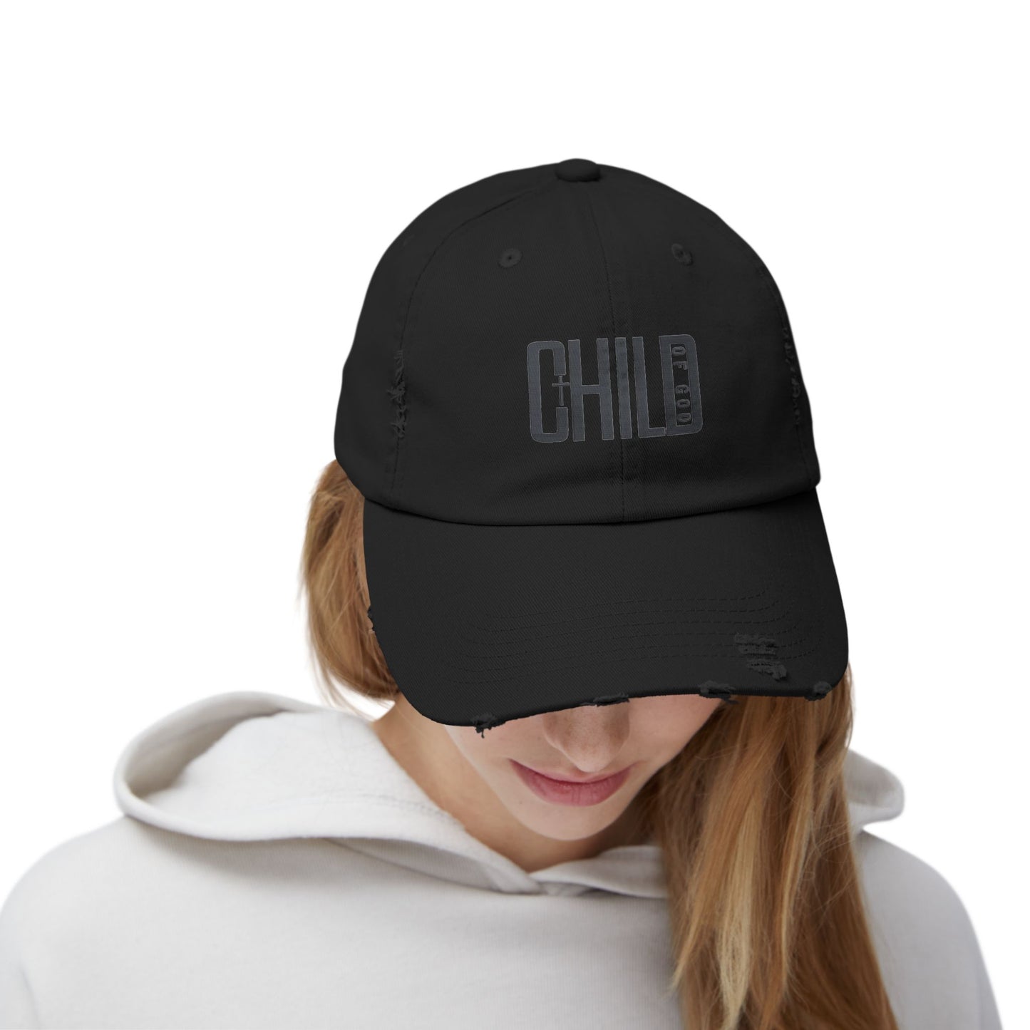 Child Of God Unisex Distressed Cap