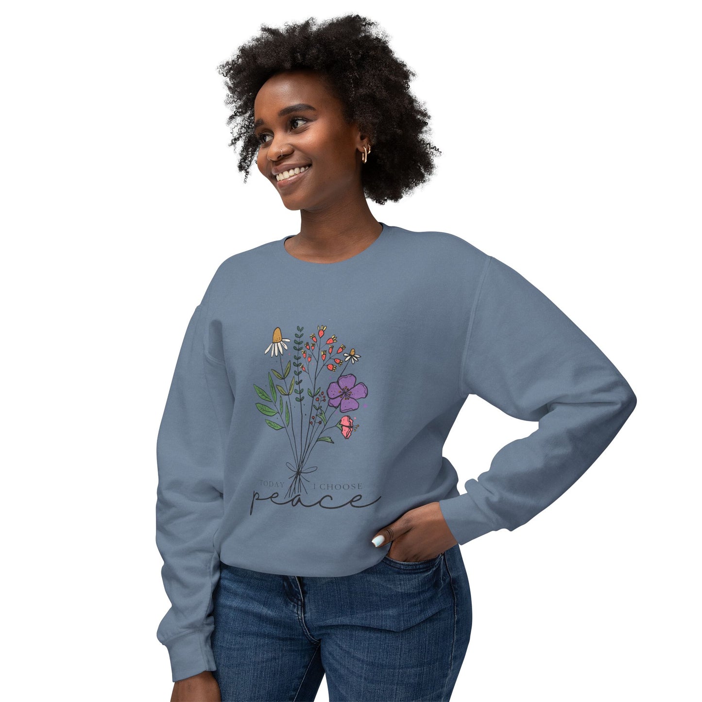 Floral Peace Sweatshirt
