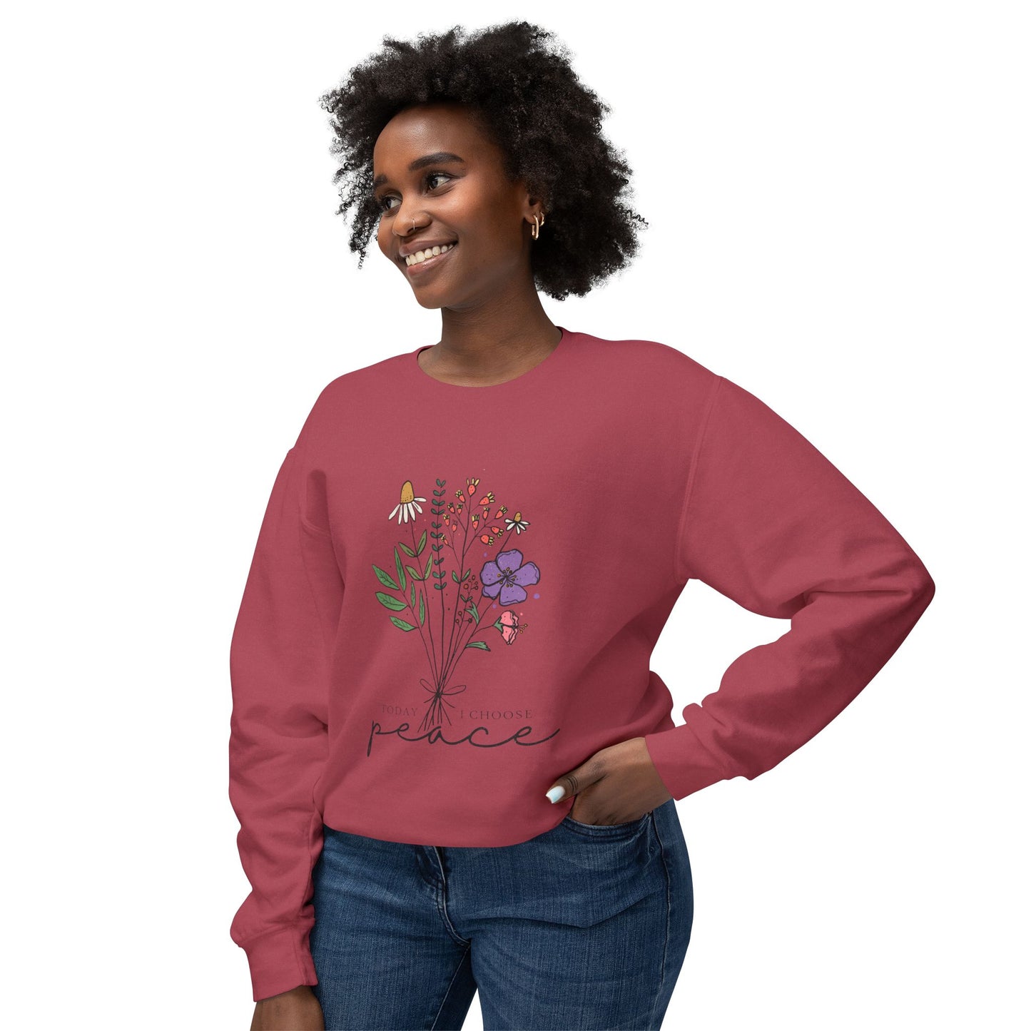 Floral Peace Sweatshirt