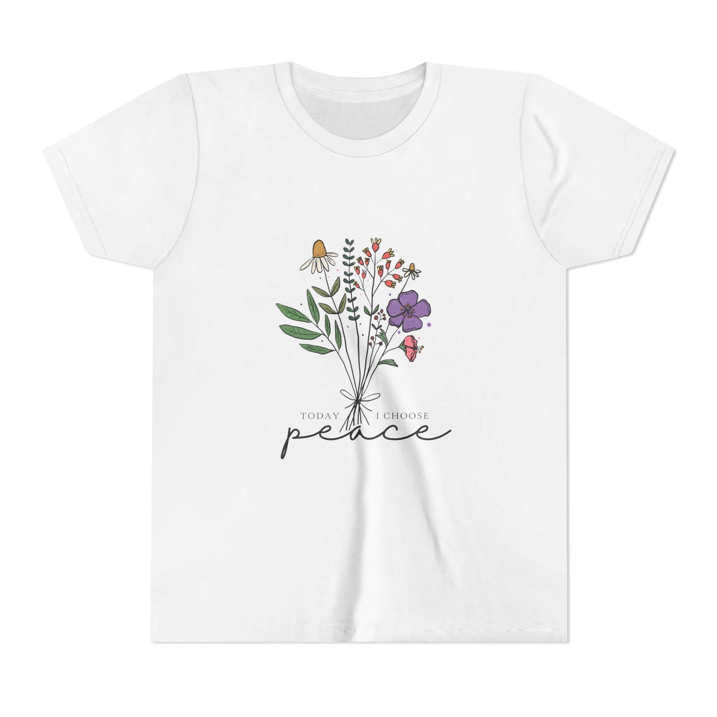 Floral Peace Youth Tee
