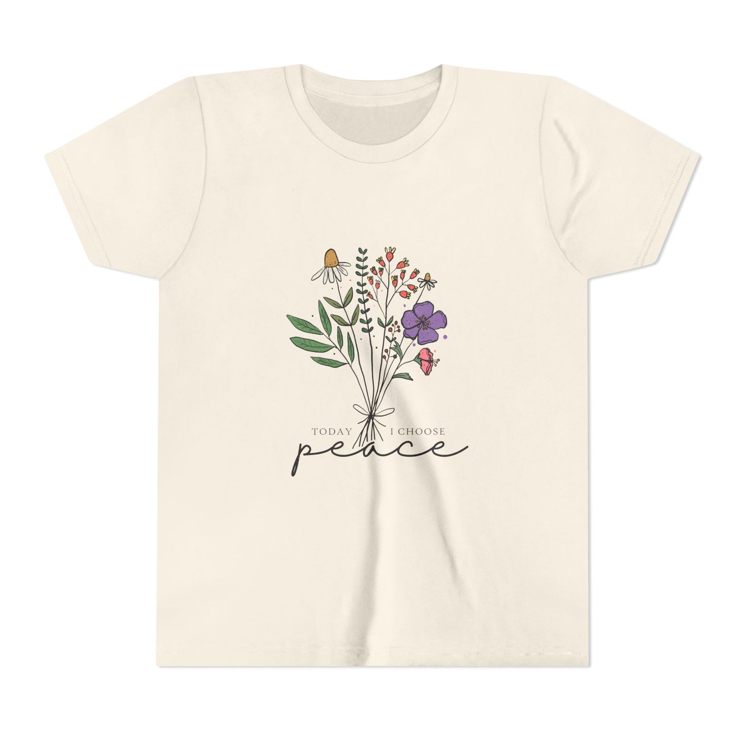Floral Peace Youth Tee