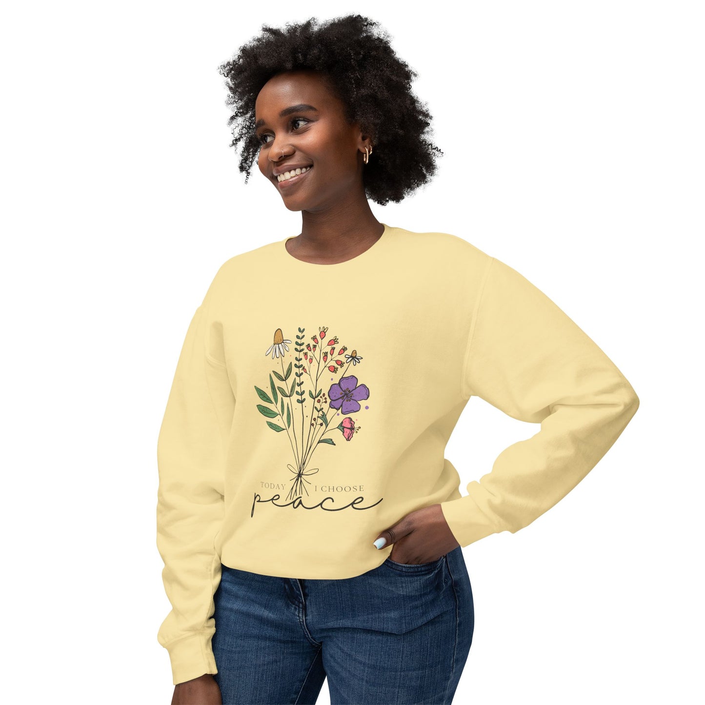 Floral Peace Sweatshirt