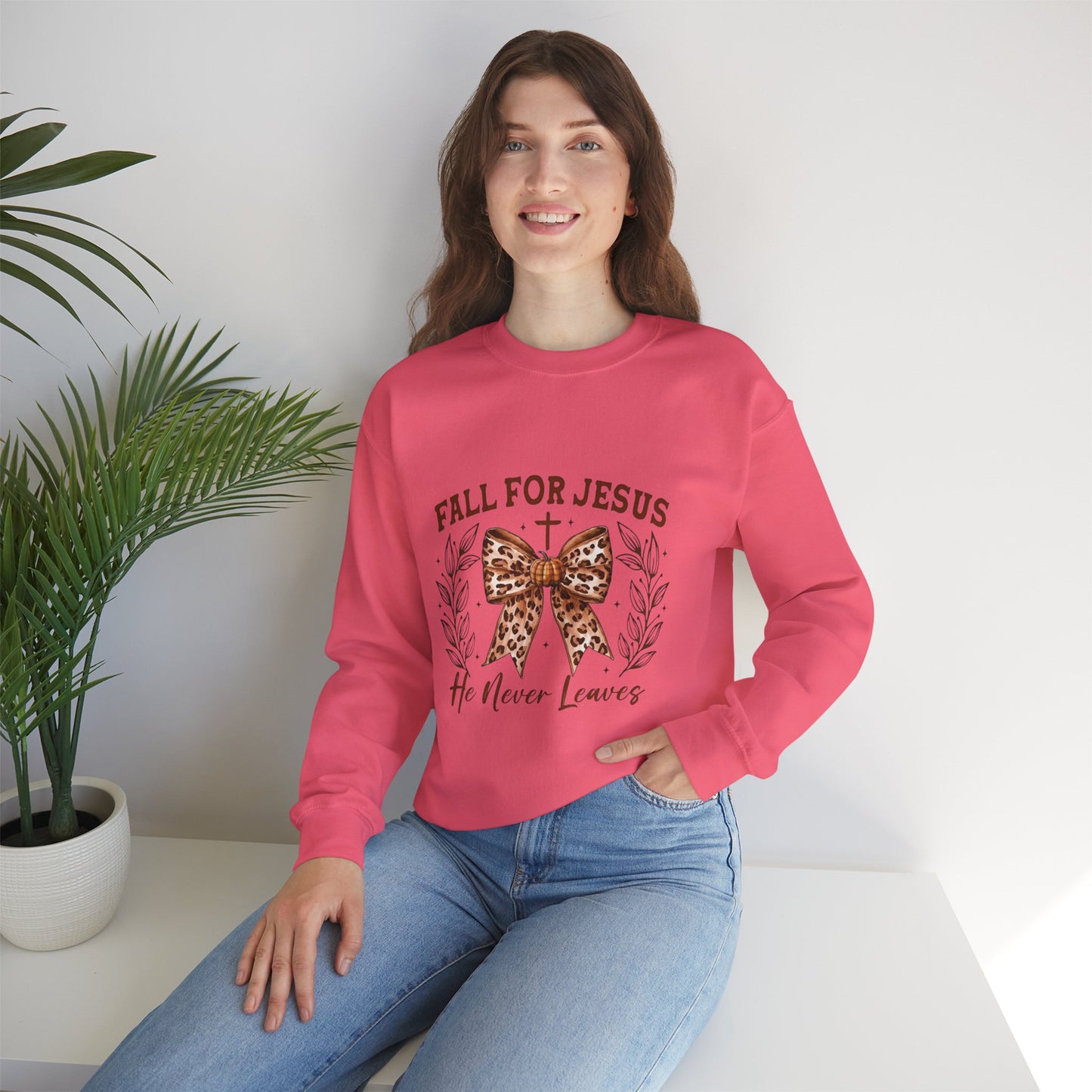 Fall for Jesus Crewneck Sweatshirt
