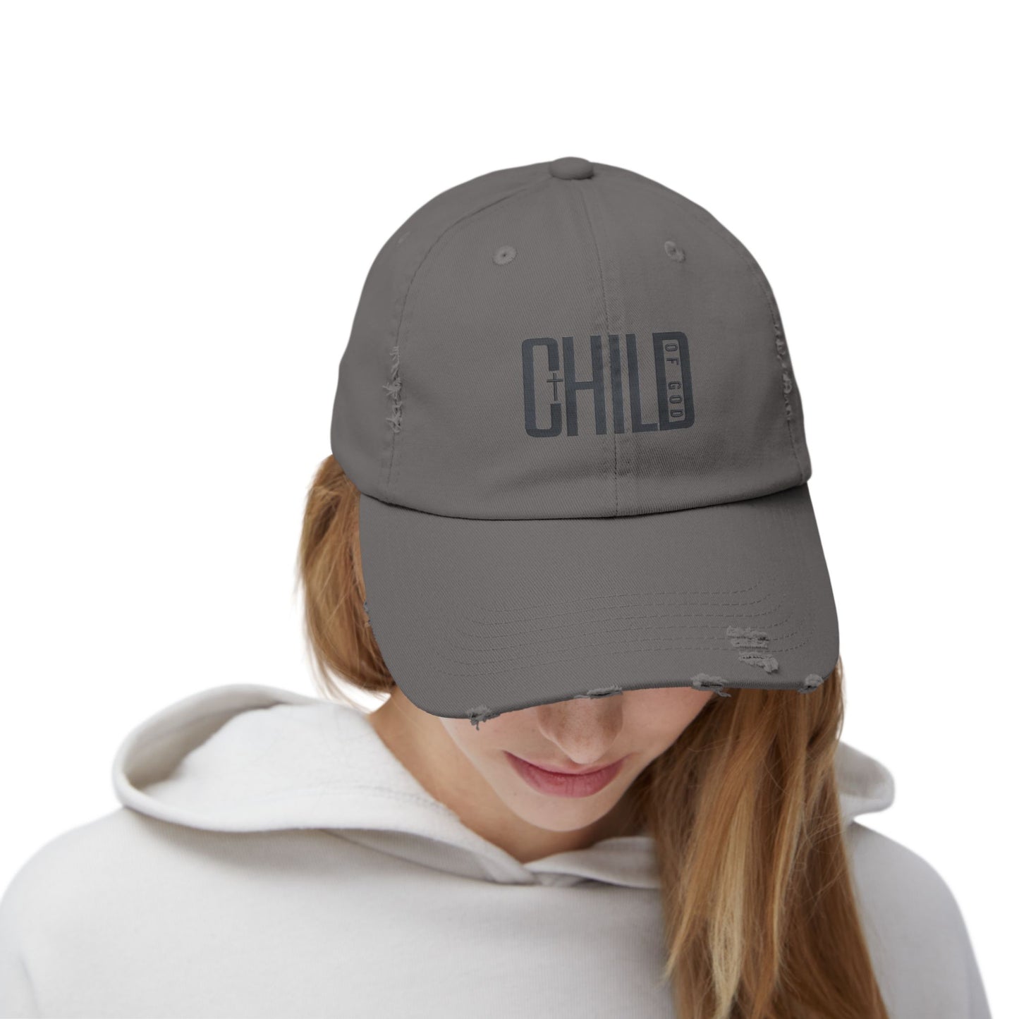 Child Of God Unisex Distressed Cap