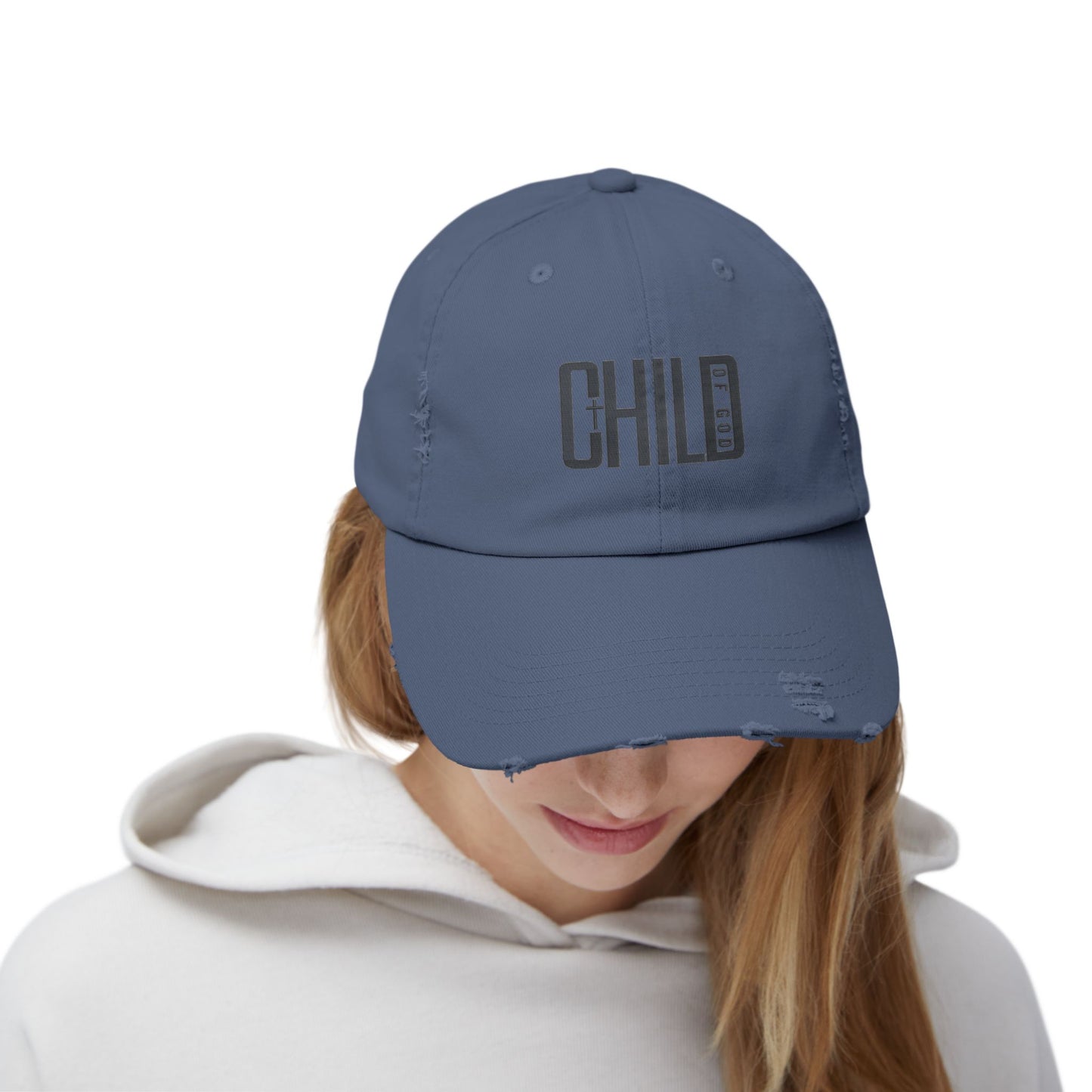Child Of God Unisex Distressed Cap