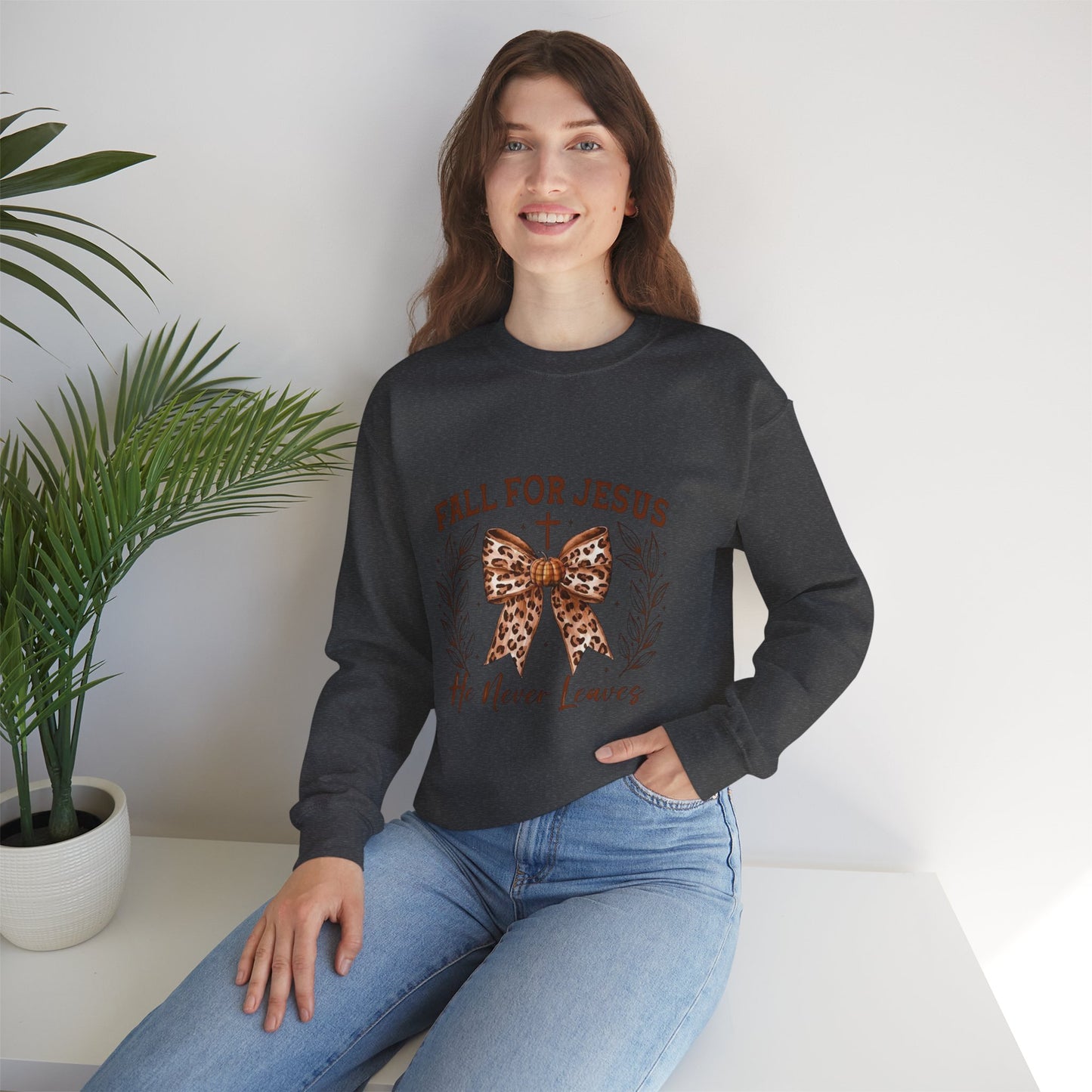 Fall for Jesus Crewneck Sweatshirt