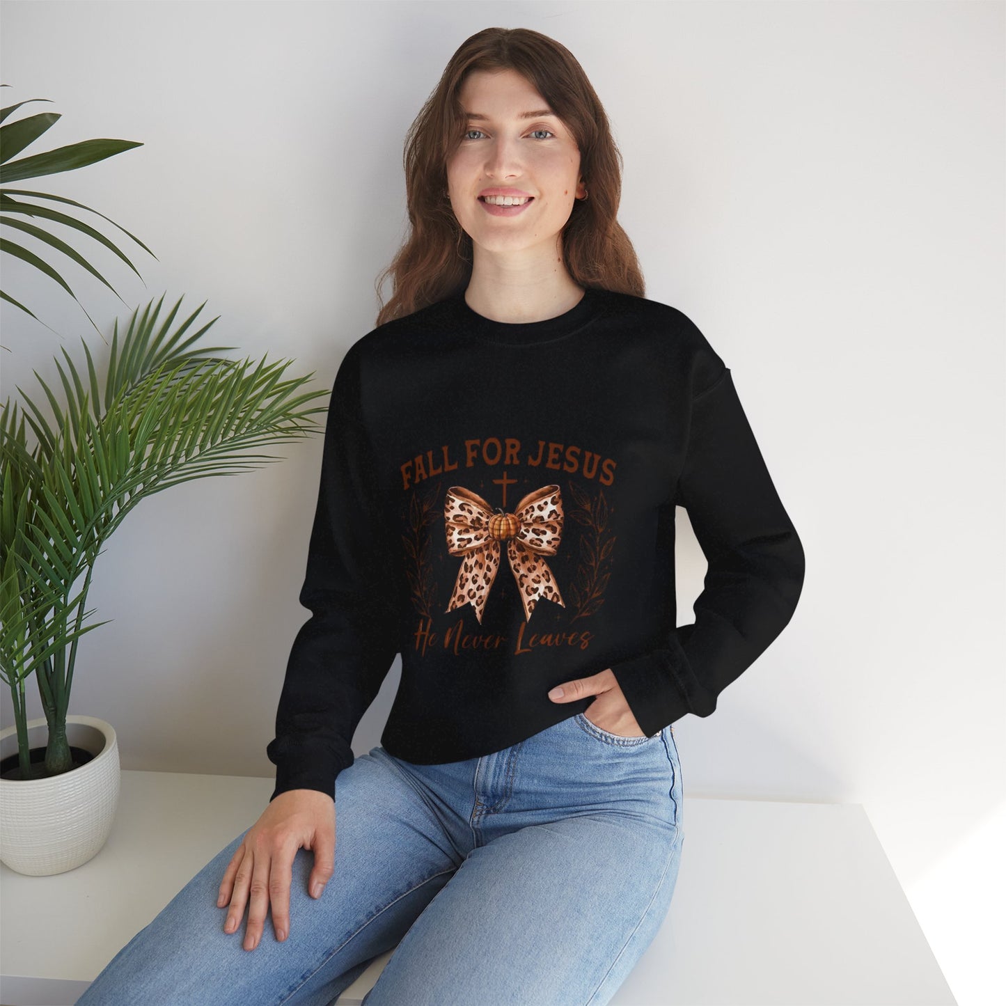 Fall for Jesus Crewneck Sweatshirt