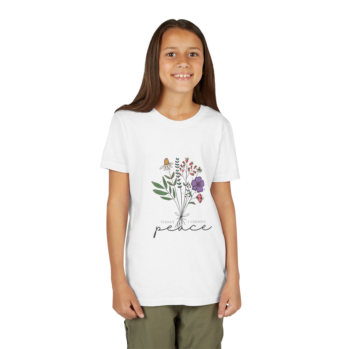Floral Peace Youth Tee