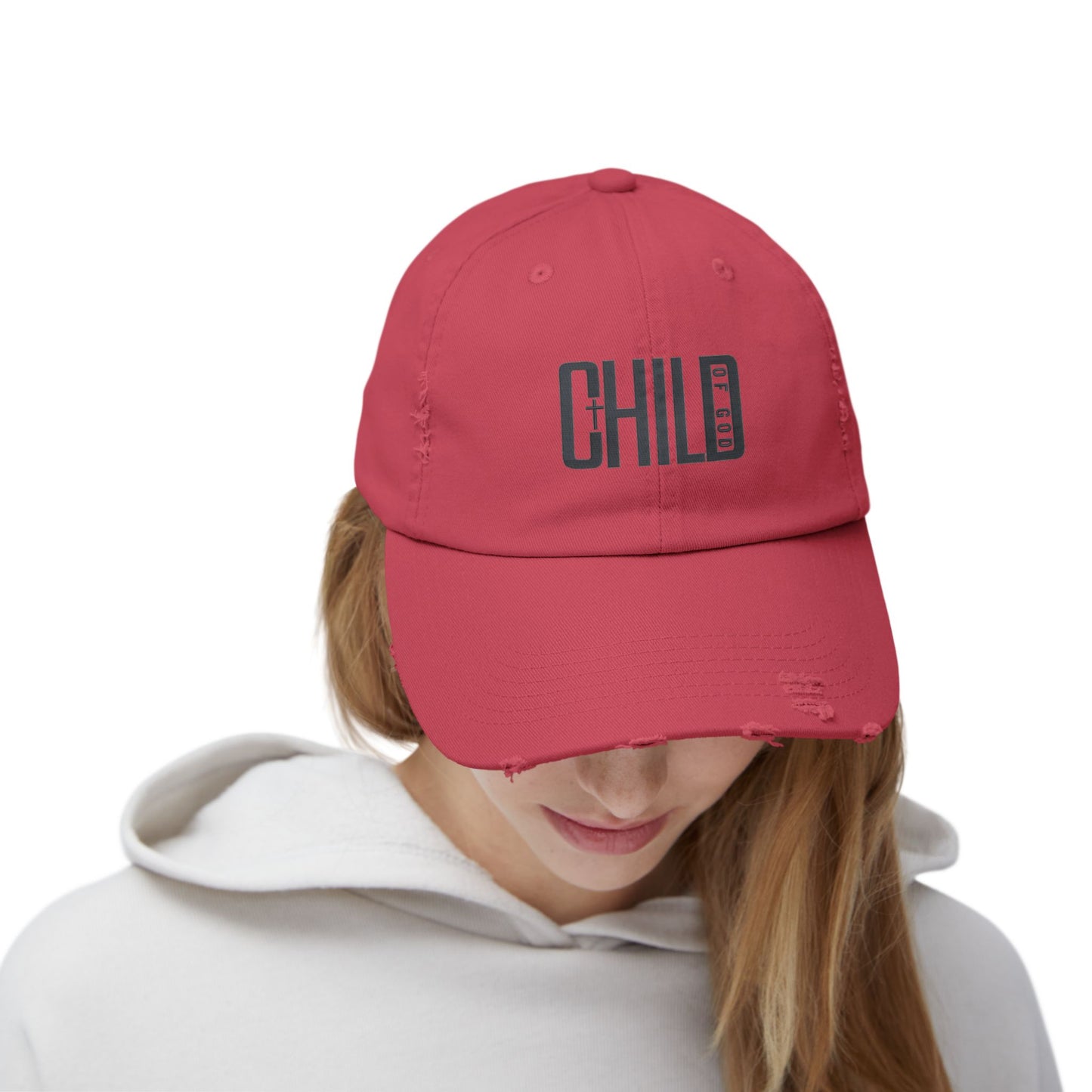 Child Of God Unisex Distressed Cap
