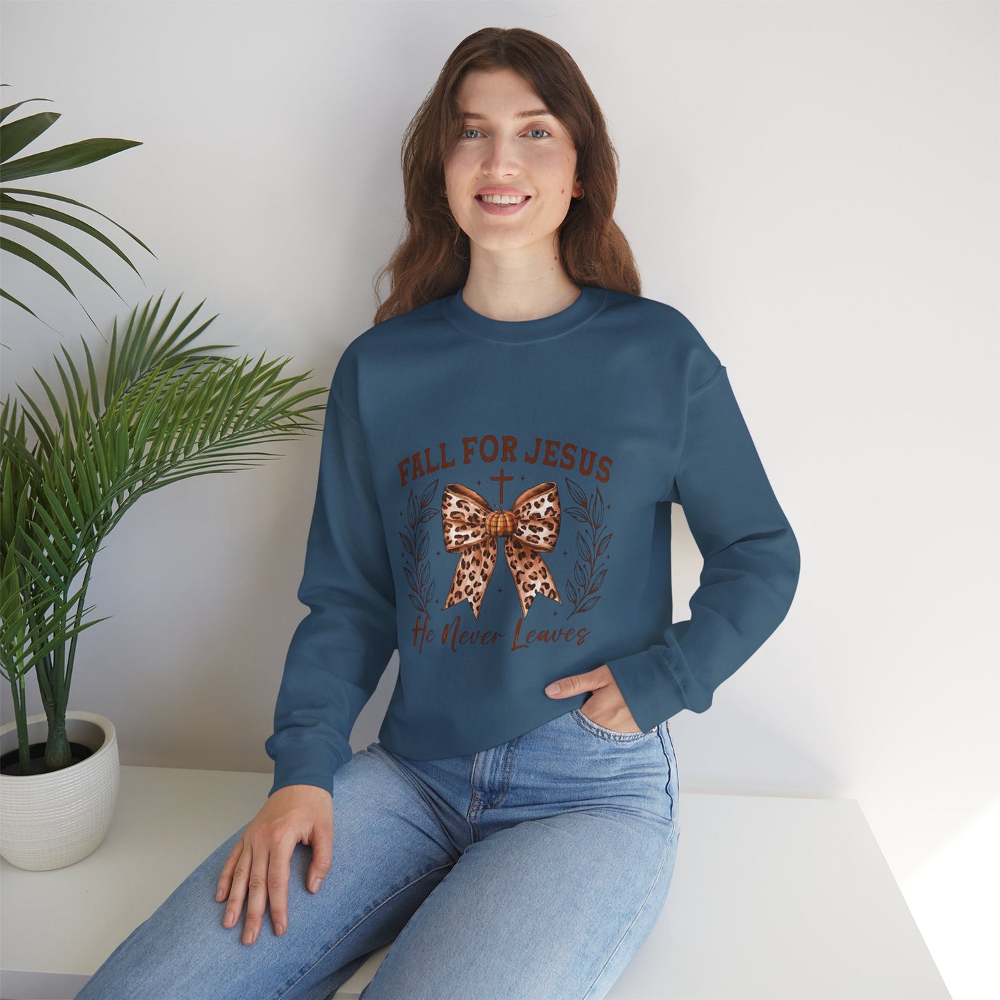 Fall for Jesus Crewneck Sweatshirt
