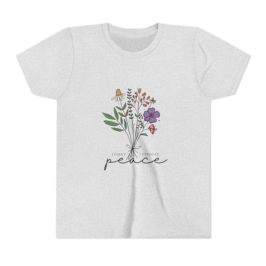 Floral Peace Youth Tee