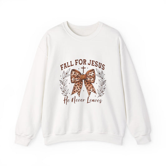 Fall for Jesus Crewneck Sweatshirt